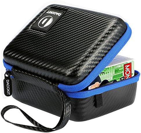 DACCKIT Carrying Case Compatible with Monopoly Deal Card Game - Fits Up to 400 Cards, Card Holder with Hand Strap and Carabiner
