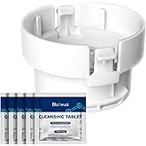 Bluevua Cleansing Kit for RO100ROPOT-Lite, Lite(UV) & Travel – Includes 5 Cleaning Tablets and Filter Accessory for Internal System Freshness Maintenance