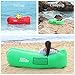 FANCYOUT Inflatable Air Lounger, Portable Air Sofa Hammock, Waterproof Air Pouch with Leakproof Design, Lightweight Air Couch for Backyard, Beach, Hiking Camping Picnics