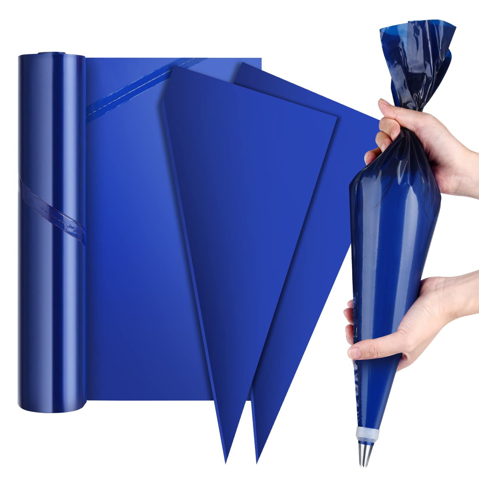 ELECLAND 30 Pcs 21 Inch Disposable Piping Bags Extra Large Thicken Pastry Bags Icing Piping Bags for Cookies Cupcakes Dessert Cakes Decorating