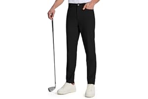 Willit Mens Golf Pants 5 Pockets Stretch Work Dress Pants 28"/30"/32" Lightweight Casual Slacks
