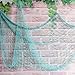Bilipala Rustic Decorative Fishing Net Wall Decor Nautical Style Wall Hangings Ornaments, Aqua