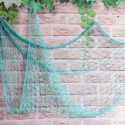 Bilipala Rustic Decorative Fishing Net Wall Decor Nautical Style