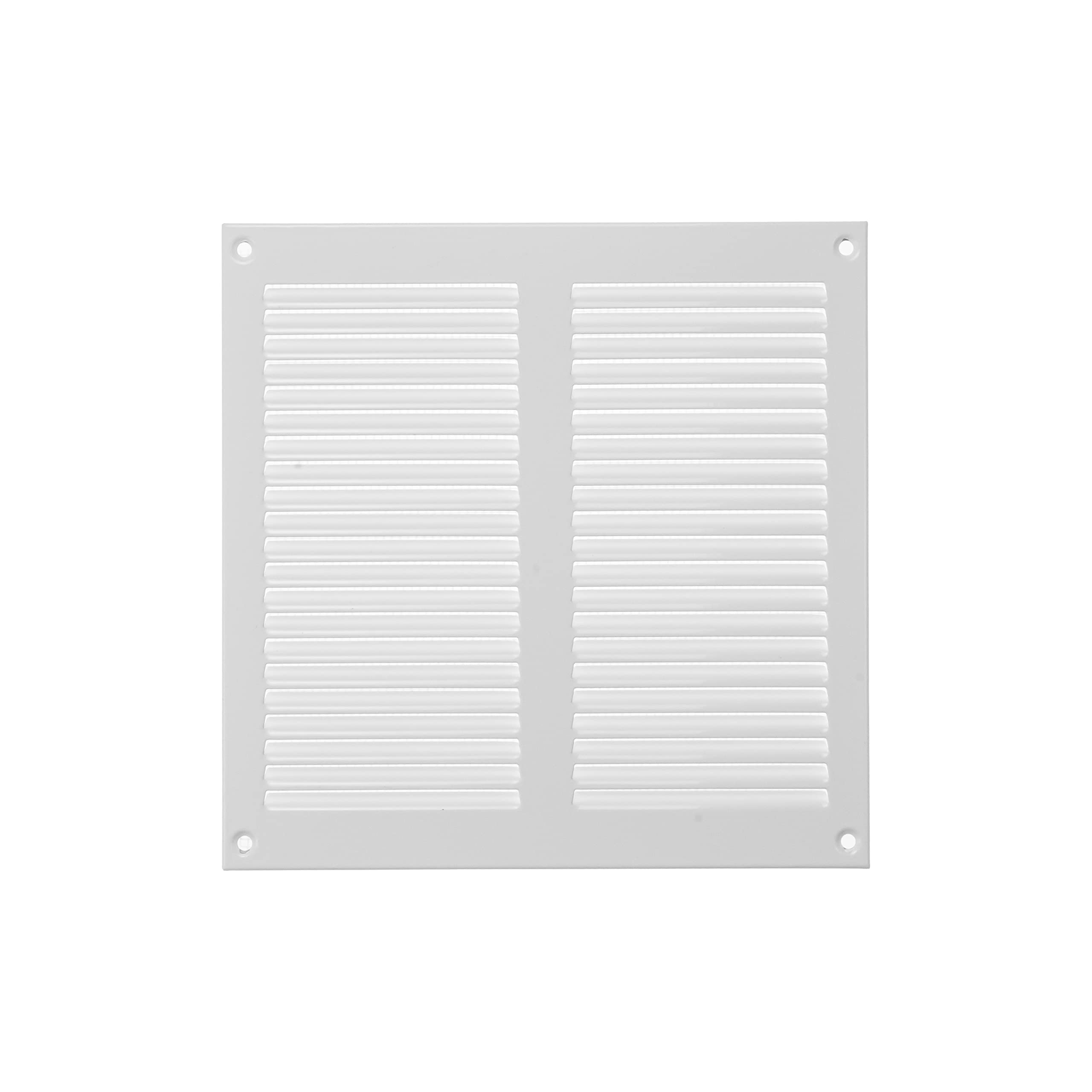 8" x 8" Inch / 200 x 200 mm White Air Vent Cover - Steel Return Air Grilles - for Ceiling and Sidewall - HVAC - with Insect Protection Screen (7.87''x7.87'' Inch, White)
