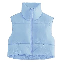 Kissonic Women's Padded Down Vest Puffer Stand