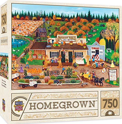 MasterPieces Homegrown Peterson Farms Country Farm Store Linen Jigsaw Puzzle by Cindy Mangutz, 750-Piece
