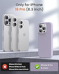 OuXul Designed for iPhone 16 Pro Case,Shockproof