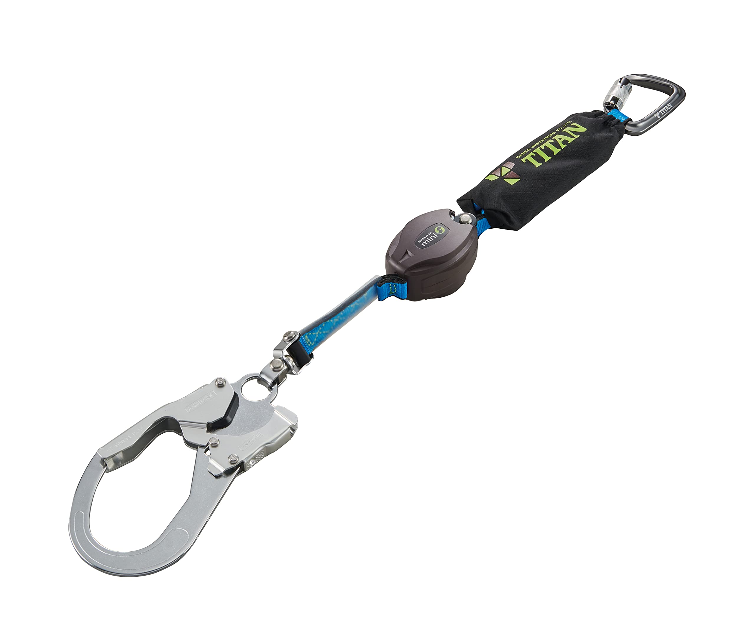 タイタン(TITAN) REELOCKmini(リーロックミニ)ロック装置付き巻取器タイプ1ランヤード HL-HS-130型 フルハーネス型/胴ベルト型兼用 新規格対応商品画像