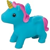 Schylling Itsy Bitsy Unicorn Squeezable and Stretchable Toy - Color May Vary (Pack of 1)