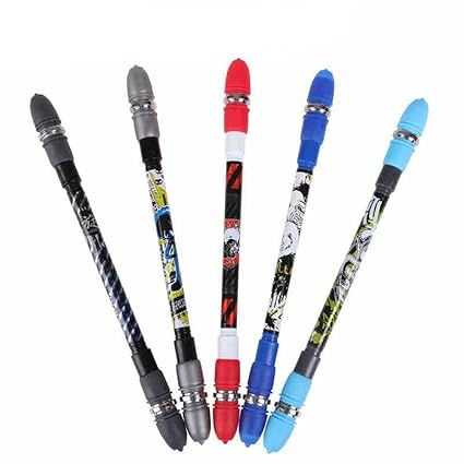 Sunsline Neuheit Spinnen Stift Spinning Pen Rollen Kugelschreiber Schule Büro Lieferungen Farbe zufällig