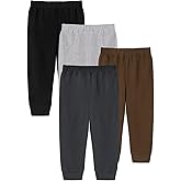 GLASH Kids Boys Sweatpants, 4pcs Casual Heated Micro Fleece Pants