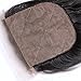 Derun Hair Silk Base Closure Brazilian Hair 4X4