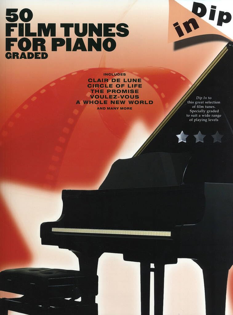 Dip In 50 Graded Film Tunes For Piano Pf