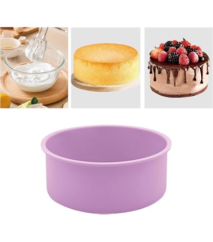 HARFINGTON 3-Pack Round Cake Pans 10 Inch - Nonstick Silicone Bakeware Molds - View #5
