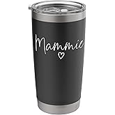 Mammie Gifts For Women Grandma Heart Mother's Day Mammie Stainless Steel Insulated Tumbler