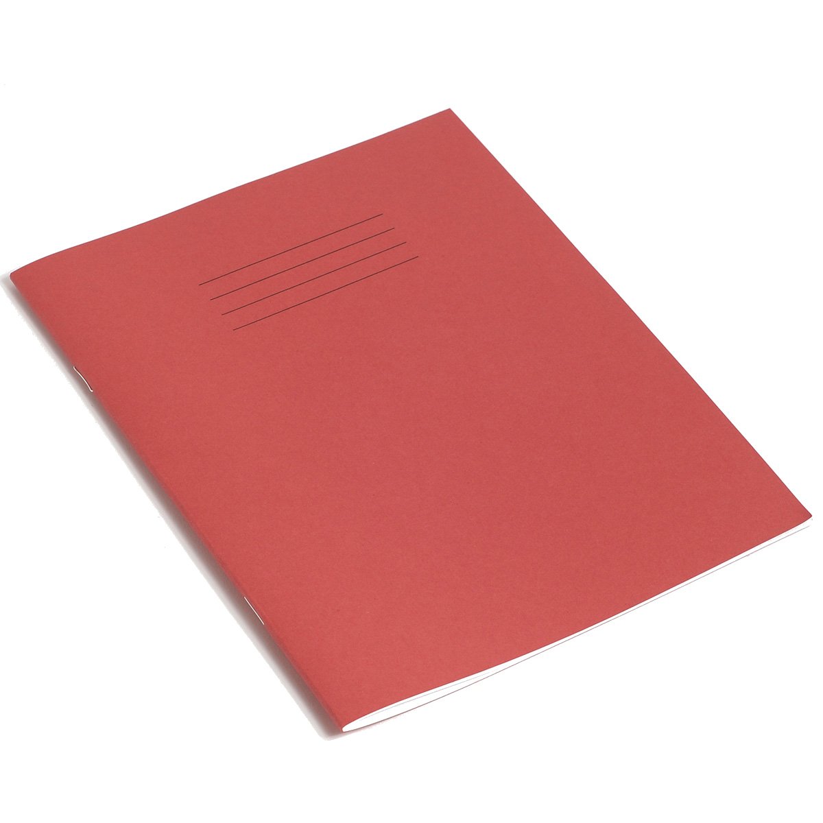 RHINO Stationery Project Book | 9 X 7 | 32 Page | Top Blank & Bottom 15mm lined | Red | School Books | Pack of 10