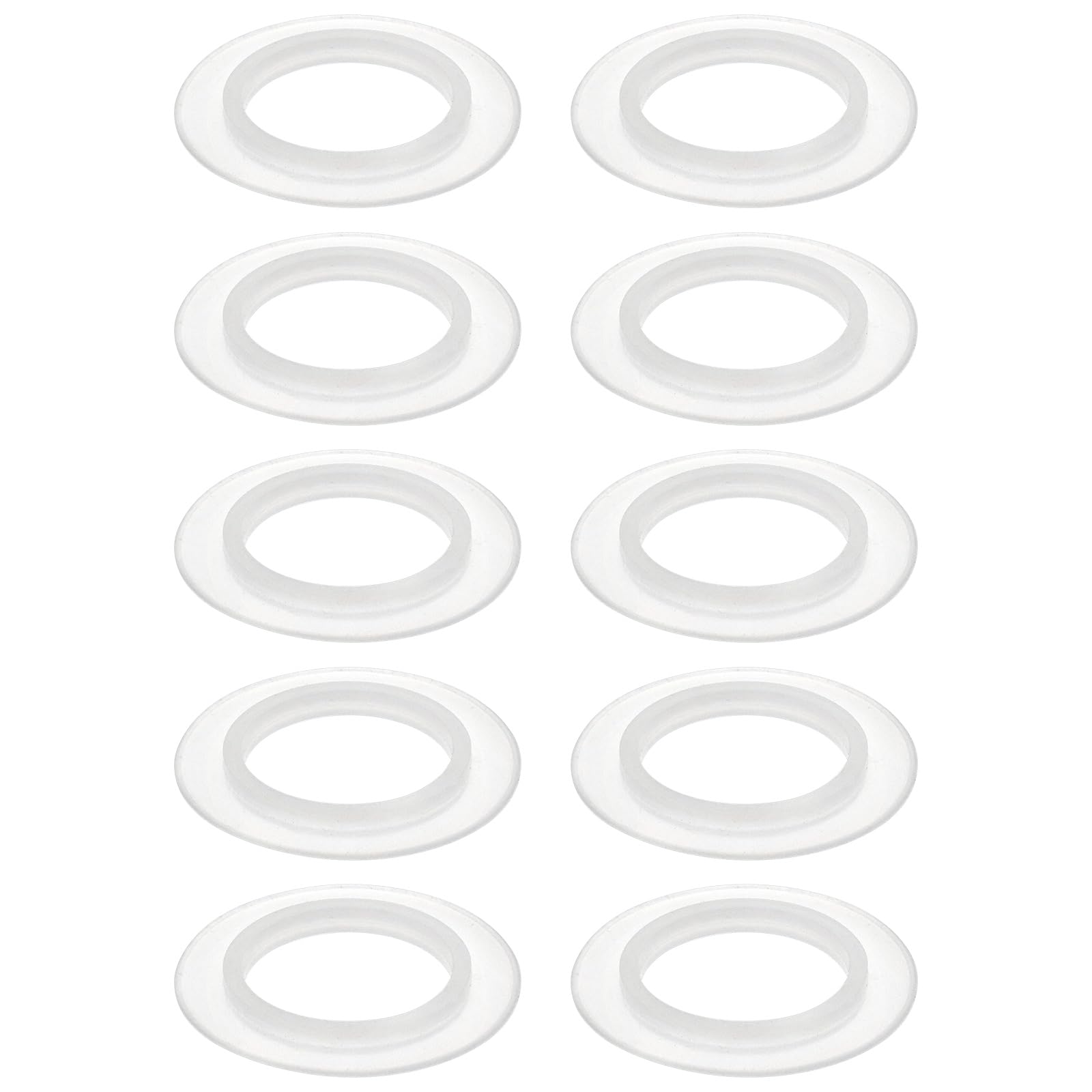 EMSea 10PCS Silicone O-Rings Gasket Inner Diameter 23mm Outer Diameter 38mm Sink Plug Rubber Seal Suitable for the Drainage Plug of Push-Type Pop Up Wash Basin for Bathroom