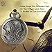 SIBOSUN Eagle Design Pocket Watch Chain Quartz Movement Arabic Numerals Half Hunter