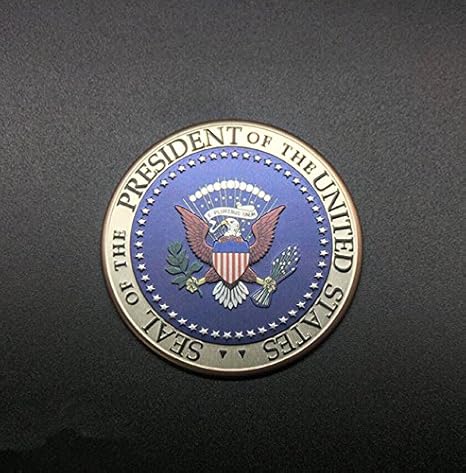 Amazon メタル合金自動カバーデカールアメリカ大統領ロゴシンボルエンブレムバッジ3dステッカー車スタイリング Beyondcompared ホーム キッチン