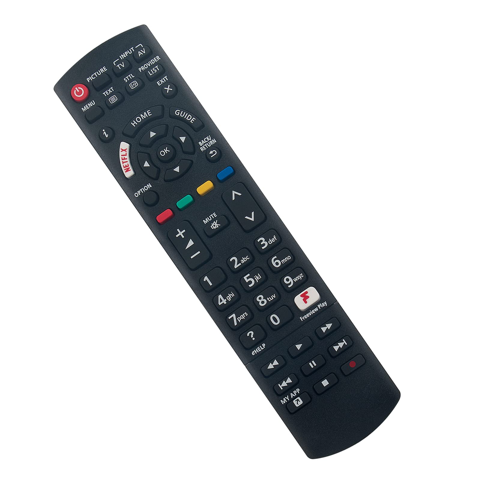 N2QAYB001246 Replaced Remote Control - VINABTY- Compatible with Panasonic 4K HD LED Smart TV N2QAYB001246 remote control TX-50HX820B TX-40HX800B TX-58HX820B TX-65HX820B