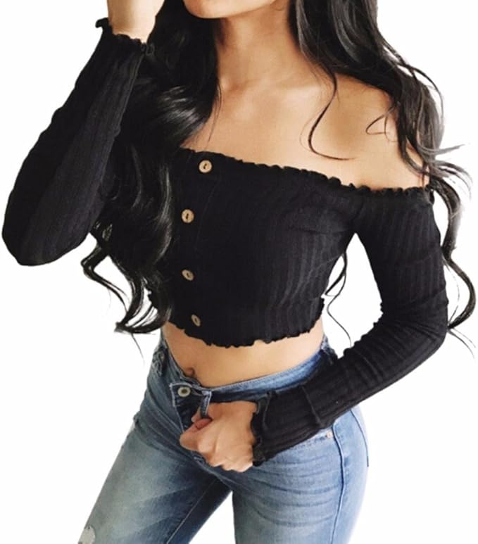 blusas cortas para mujer