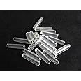 Jocon SF9000 Flexible Vinyl Round End Caps Shelf Organizer Tip Caps Wire Thread Protector Cover (Clear, Inner Dia 1.5mm)