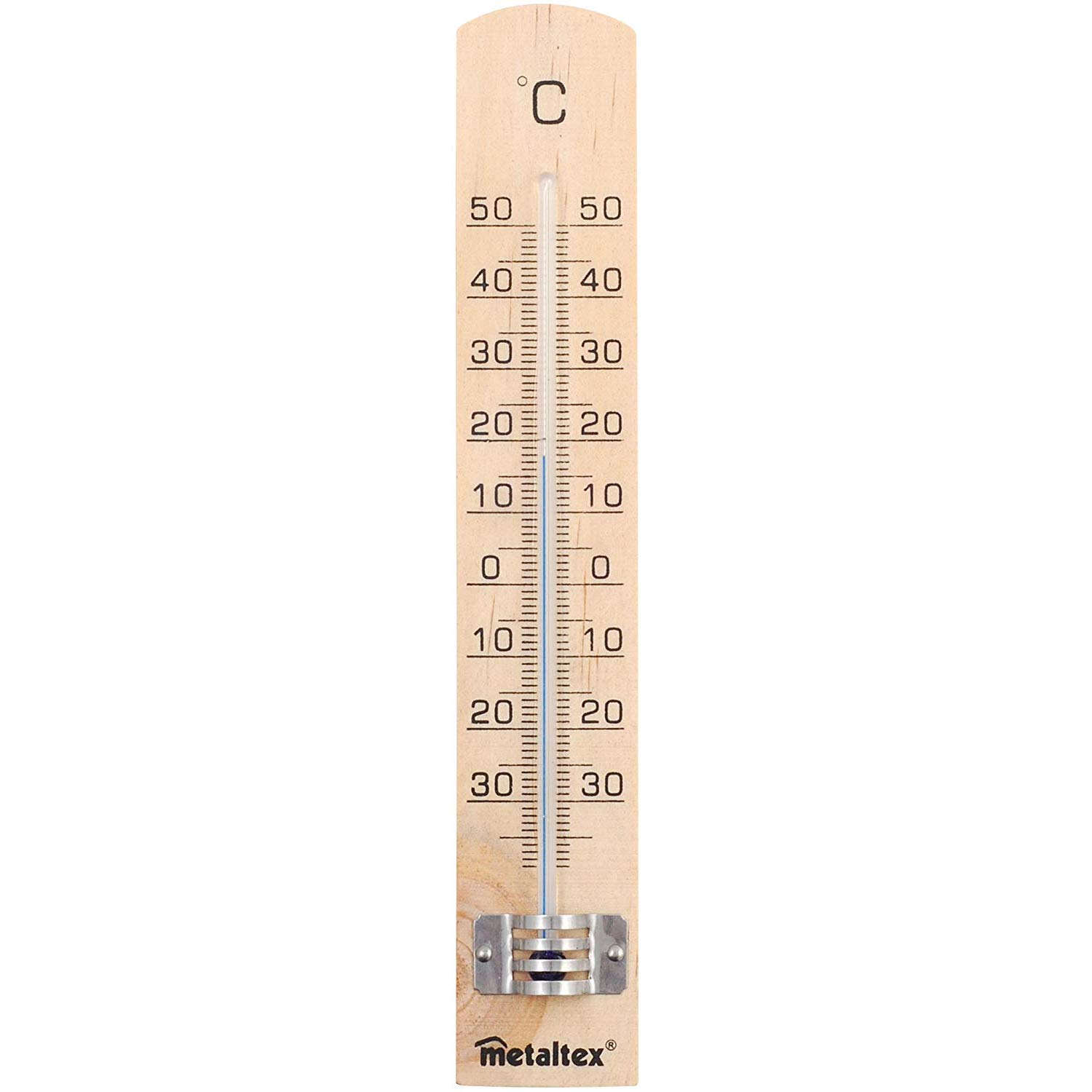 Metaltex 298005 Indoor Thermometer Brown 3 x 18 x 0.8 cm