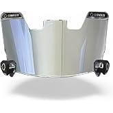 O Shield Football Visor, Smoke/Clear Tinted Eye Shield, Visor Clips Included
