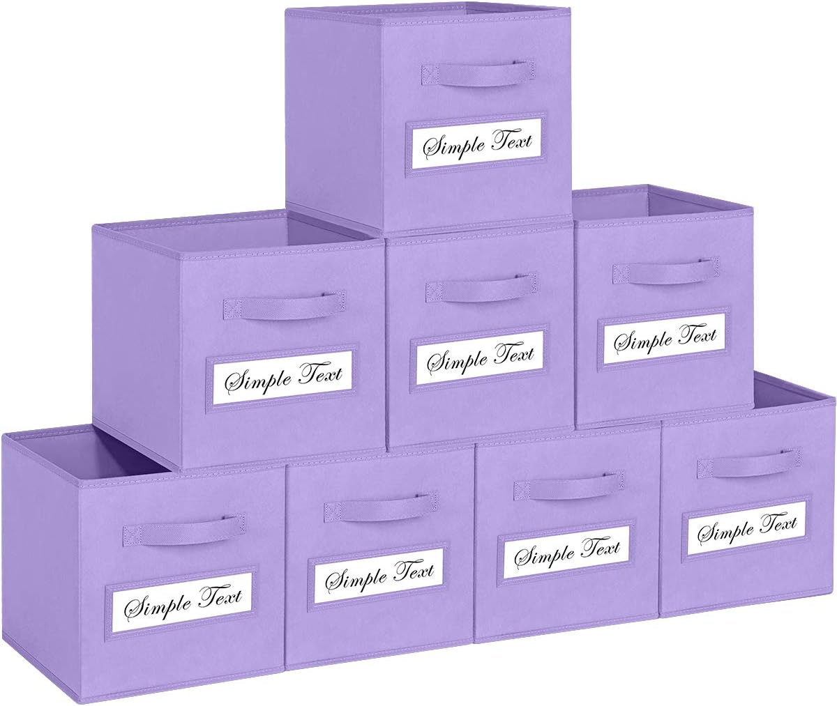 TomCare 8Pack Storage Cubes Foldable Fabric Cube Storage