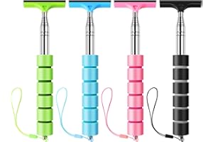 COFSODI Small car Side Mirror Squeegee(38-inch), Retractable Long Handle Mini Windshield Cleaning Tool, Car Squeegee for Window Cleaning, (Retractable Wiper-4pcs Set)