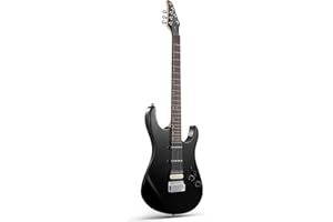 Donner DMT-66 39 Inch Full Size Electric Guitar for Beginner, Starter Electric Guitar Kit with Bag, Black