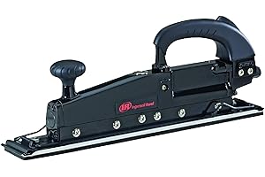 Ingersoll Rand 315G Straight Line Air Sander, Edge Series Pneumatic Tool, Heavy Duty Sanding, Leveling Large Flat Surfaces, Dual Piston Design, Black
