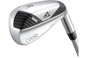 COOLO Golf Driving Iron for Average Golfers, More Control Off The Tee, Individual 1/2/3/4 Utility Iron, Men Right&Left Handed.