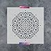 Mandala Art Stencils - Wall & Template, 5-Piece Set