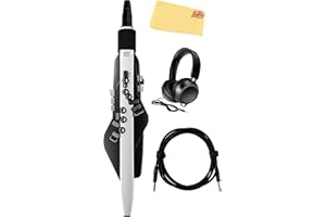 Roland AE-20 Aerophone Digital Saxophone Bundle with Headphones, Instrument Cable, and Austin Bazaar Polishing Cloth