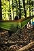 Camco Camping Hammock with Attached Storage Bag - Durable Comfortable Nylon Material, Supports 400 lbs, Perfect for Camping, Hiking, Beaches, Parks, Porches, Patios and Indoors - (Green/Olive) (51240)