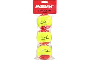 INSUM Kids Tennis Balls, Pressureless Tennis Balls for Kids Practice, Made of Premium Durable Felt, Idea for Little Beginner Training