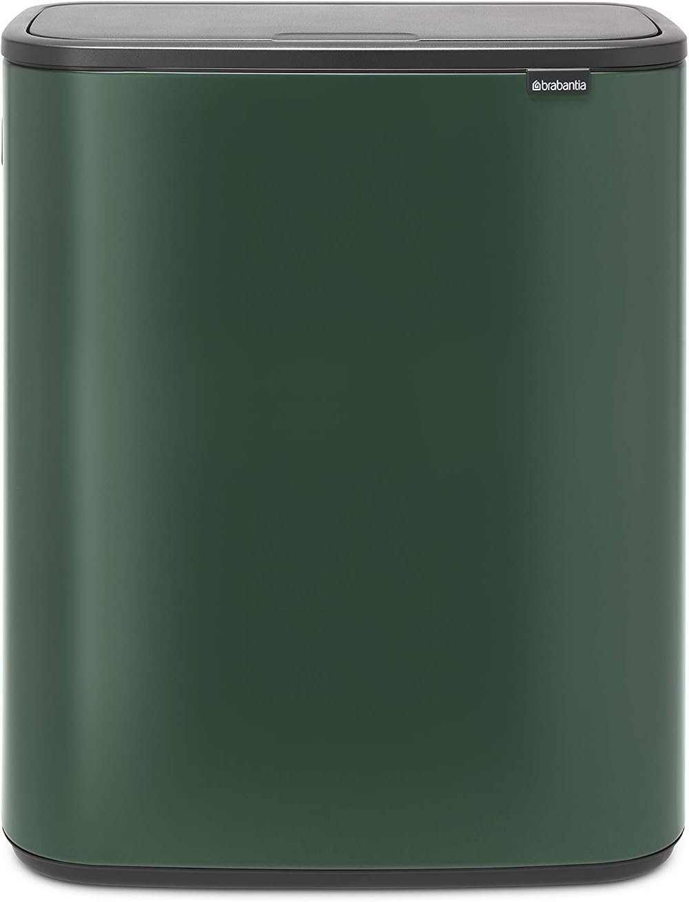Brabantia Bo Touch Bin 2 x 30L Pine Green Soft-Touch Dual Compartment