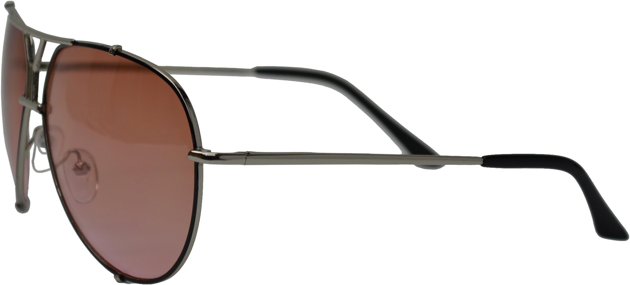 Oceanic Color Lens Rimless Retro Designer Fashoin Aviator Sunglasses (BR-PK)