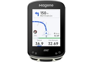 Magene C506SE Wireless GPS Bike Computer - 2.4" Color Screen, Route Navigation, Bluetooth & WiFi, Fast 5s Positioning, Supports 9 Cycling Devices