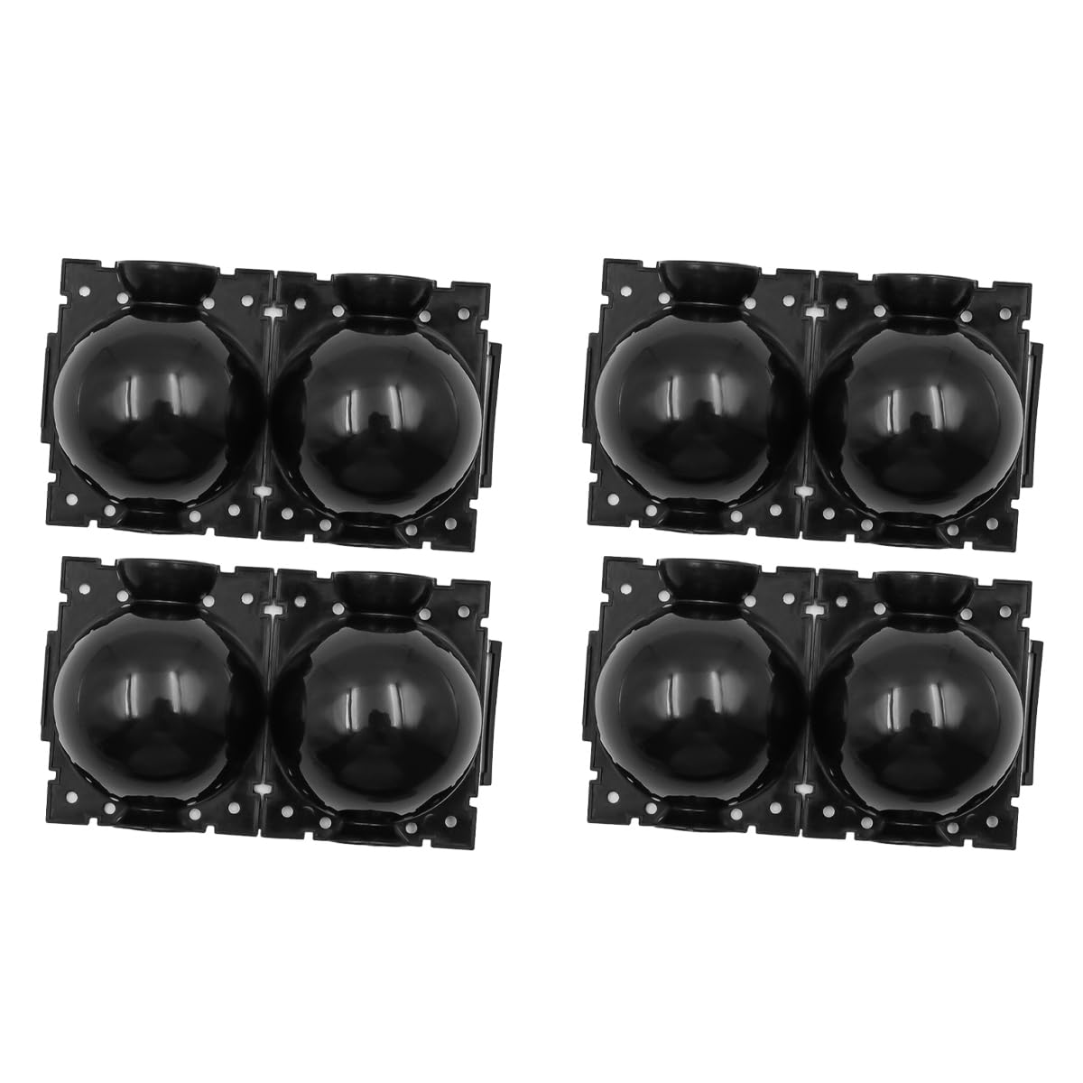 ZONADAH 4 Pack Garden Plant Root Growing Box 8cm Reusable High Pressure Tree Rooter Propagation Ball Grafting Device Botany Root Controller for Plant Cutting Seedlings