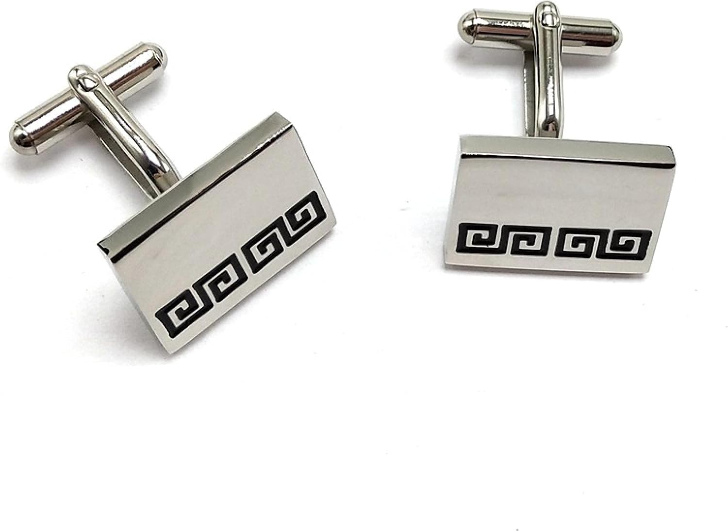 ZWBFXY Rectangle Cufflinks for Men for Men's Birthdays, Weddings and