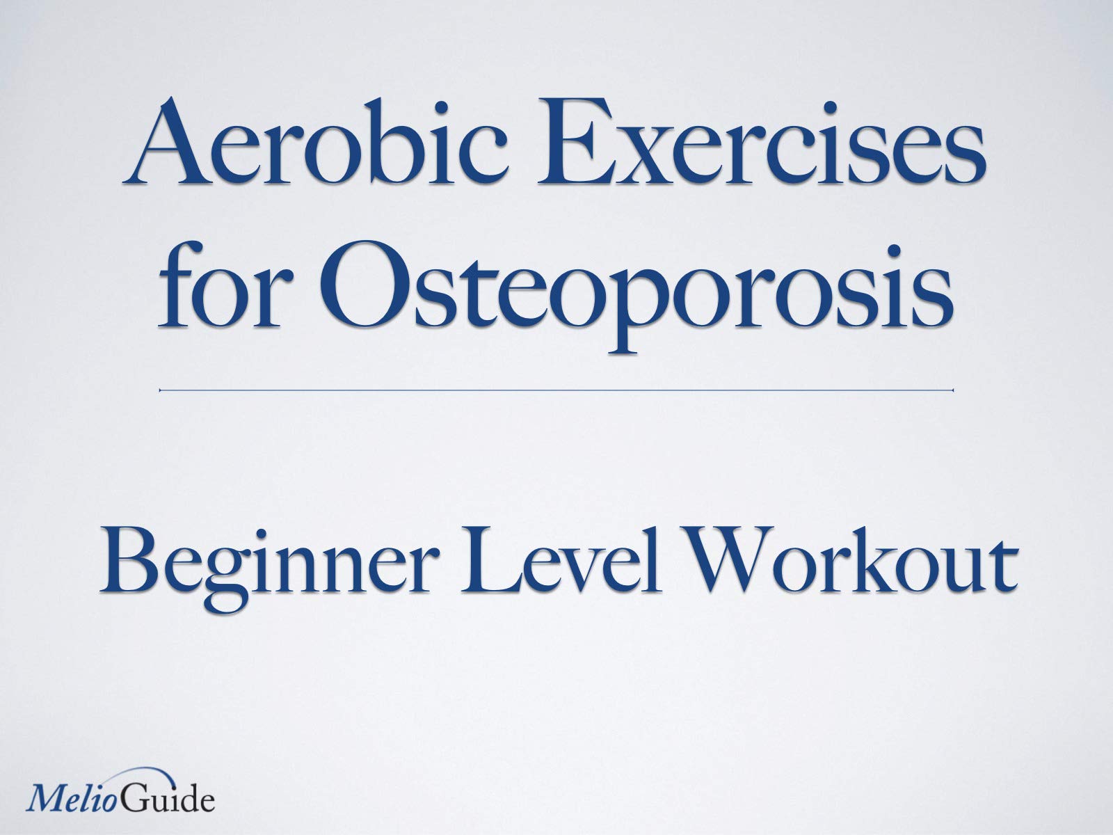 Watch Aerobic Exercises for Osteoporosis Prime Video