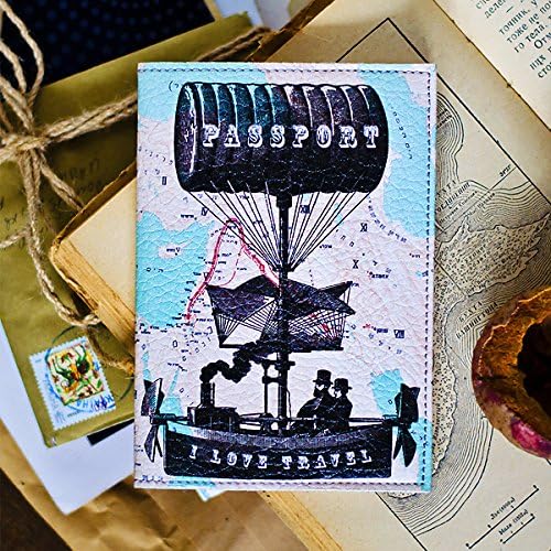 Leather Passport Cover - Passport Holder for Women - Womens Leather Passport Holder - Passport Case for Travelers - Passport Case for Women - Cute Passport Holders - Designer Passport Covers - Balloon