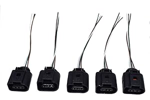 JUMBO AUTO PARTS 5pcs For A3 Beetle Jetta Oil Level Sensor Plug Wiring Cable Socket 3B0973703G
