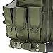 Lixada Tactical Vest Lightweight Breathable Polyester Combat-Vest Outdoor Training Vest Adjustable for Adults CS/Hunting/Training