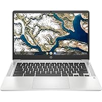 2020 HP High Performance Chromebook 14" FHD 1929x1080 - Intel Celeron N4000 - 4GB Memory - 32GB eMMC - Natural Silver