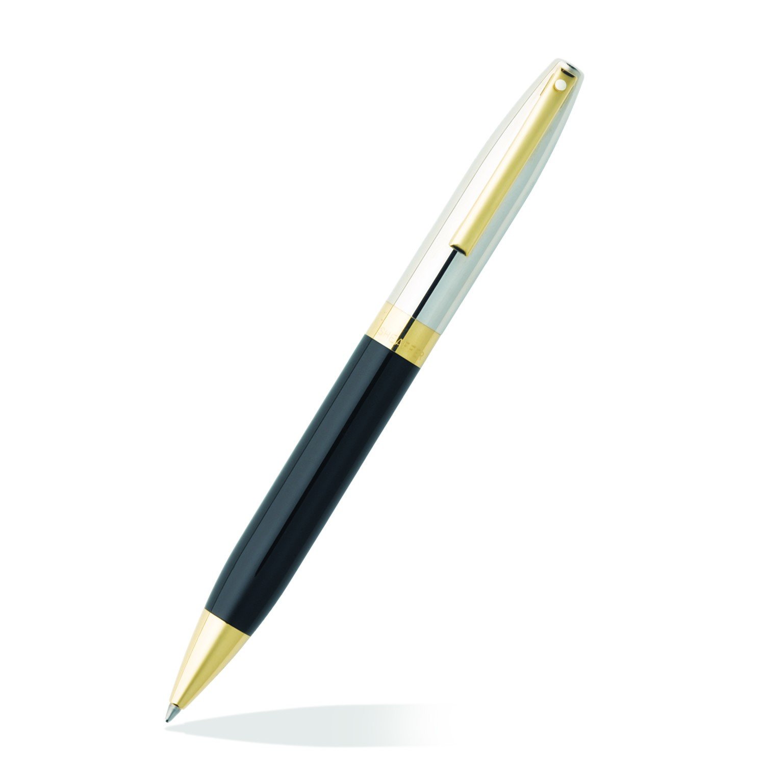 Sheaffer Legacy Collection: 9030 - Black Lacquer Barrel Palladium Plated 22K GT Ball Point Pen