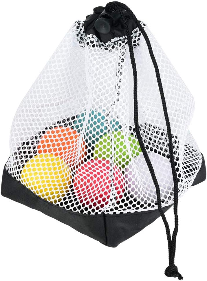 Yosoo Health Gear Ball Bag, Nylon Mesh Drawstring Pouch, Practice Ball Pouch Hold 36 Balls - Image 3