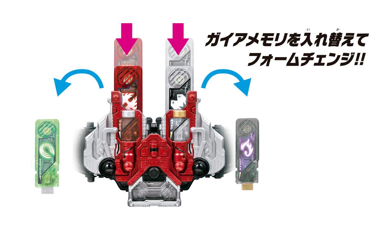 W Driver Mua Bandai Kamen Rider Transformation Belt, ver. 20th DX Double Driver ...